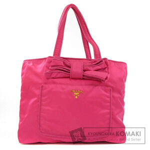Prada Tessuto Bow tote bag prominent bow Pink